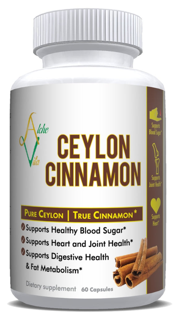 Ceylon Cinnamon (60 capsules) - AlcheVita
