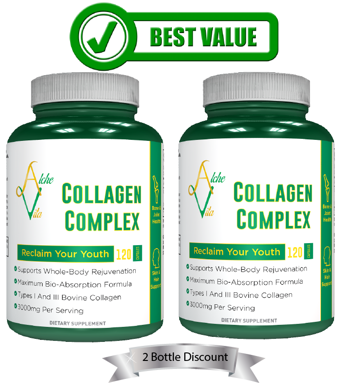 Collagen Peptides with Aloe Vera Extract - 2 Pack Deal - AlcheVita