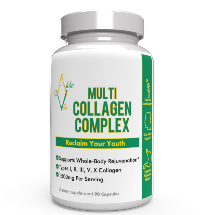 Multi-Collagen Capsules - 2 Pack Deal (Collagen Types I, II, III, V & X) - AlcheVita