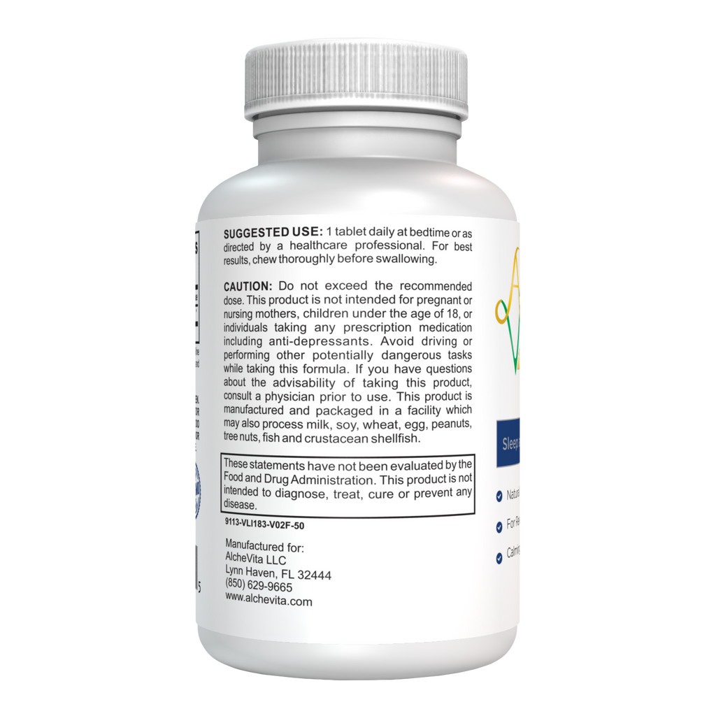 Chewable Melatonin - Sleep and Mood Support - AlcheVita