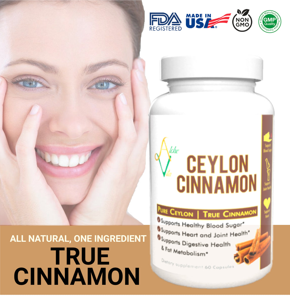 Ceylon Cinnamon (60 capsules) - AlcheVita